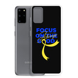 Down Syndrome Awareness Always Focus on the Good Samsung Phone Case - The Awareness Store