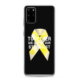 Childhood Cancer Awareness Together We Are at Our Strongest Samsung Phone Case - The Awareness Store
