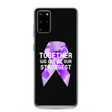 Cystic Fibrosis Awareness Together We Are at Our Strongest Samsung Phone Case - The Awareness Store