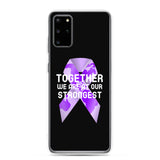 Domestic Violence Awareness Together We Are at Our Strongest Samsung Phone Case - The Awareness Store