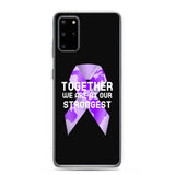 Fibromyalgia Awareness Together We Are at Our Strongest Samsung Phone Case - The Awareness Store