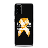 Leukemia Awareness Together We Are at Our Strongest Samsung Phone Case