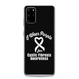 Cystic Fibrosis Awareness I Wear Purple Samsung Phone Case - The Awareness Store