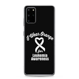 Leukemia Awareness I Wear Orange Samsung Phone Case