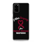 Multiple Myeloma Awareness I Wear Burgundy Samsung Phone Case - The Awareness Store