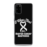 Ovarian Cancer Awareness I Wear Teal Samsung Phone Case - The Awareness Store