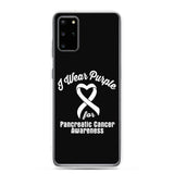 Pancreatic Cancer Awareness I Wear Purple Samsung Phone Case - The Awareness Store