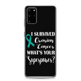 Ovarian Cancer Awareness I Survived, What's Your Superpower? Samsung Phone Case