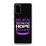 Alzheimer's Awareness Believe & Hope for a Cure Samsung Phone Case - The Awareness Store