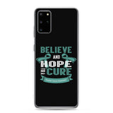 Ovarian Cancer Awareness Believe & Hope for a Cure Samsung Phone Case - The Awareness Store