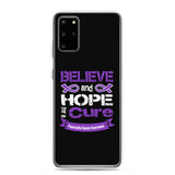 Pancreatic Cancer Awareness Believe & Hope for a Cure Samsung Phone Case