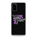 Cystic Fibrosis Awareness Faith, Hope, Courage Samsung Phone Case