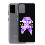 Cystic Fibrosis Awareness Together We Are at Our Strongest Samsung Phone Case - The Awareness Store