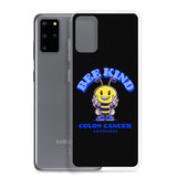 Colon Cancer Awareness Bee Kind Samsung Phone Case - The Awareness Store