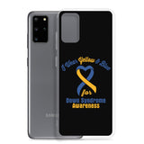 Down Syndrome Awareness I Wear Yellow & Blue Samsung Phone Case