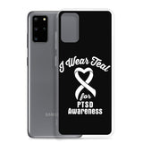 PTSD Awareness I Wear Teal Samsung Phone Case