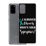 Anxiety Awareness I Survived, What's Your Superpower? Samsung Phone Case