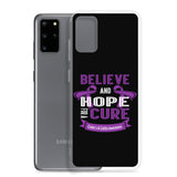 Crohn's Awareness Believe & Hope for a Cure Samsung Phone Case - The Awareness Store