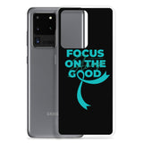 Anxiety Awareness Always Focus on the Good Samsung Phone Case - The Awareness Store