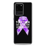 Cystic Fibrosis Awareness Together We Are at Our Strongest Samsung Phone Case - The Awareness Store