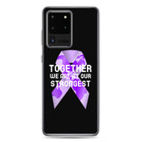 Fibromyalgia Awareness Together We Are at Our Strongest Samsung Phone Case - The Awareness Store