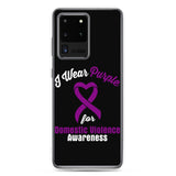 Domestic Violence Awareness I Wear Purple Samsung Phone Case