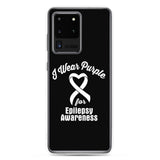 Epilepsy Awareness I Wear Purple Samsung Phone Case - The Awareness Store