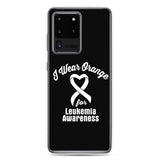 Leukemia Awareness I Wear Orange Samsung Phone Case