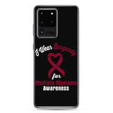 Multiple Myeloma Awareness I Wear Burgundy Samsung Phone Case - The Awareness Store