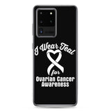 Ovarian Cancer Awareness I Wear Teal Samsung Phone Case - The Awareness Store