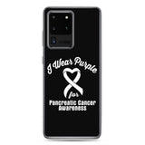 Pancreatic Cancer Awareness I Wear Purple Samsung Phone Case - The Awareness Store
