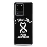 PCOS Awareness I Wear Teal Samsung Phone Case - The Awareness Store