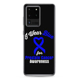 Prostate Cancer Awareness I Wear Blue Samsung Phone Case