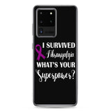 Fibromyalgia Awareness I Survived, What's Your Superpower? Samsung Phone Case