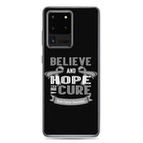 Brain Cancer Awareness Believe & Hope for a Cure Samsung Phone Case