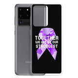 Cystic Fibrosis Awareness Together We Are at Our Strongest Samsung Phone Case - The Awareness Store