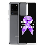 Domestic Violence Awareness Together We Are at Our Strongest Samsung Phone Case - The Awareness Store