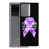 Fibromyalgia Awareness Together We Are at Our Strongest Samsung Phone Case - The Awareness Store