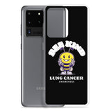 Lung Cancer Awareness Bee Kind Samsung Phone Case