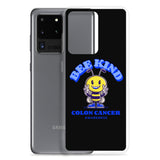 Colon Cancer Awareness Bee Kind Samsung Phone Case - The Awareness Store