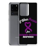 Domestic Violence Awareness I Wear Purple Samsung Phone Case