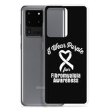 Fibromyalgia Awareness I Wear Purple Samsung Phone Case - The Awareness Store
