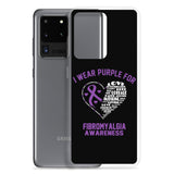 Fibromyalgia Awareness I Wear Purple Samsung Phone Case