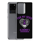 Alzheimer's Awareness For My Hero Samsung Phone Case