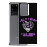 Cystic Fibrosis Awareness For My Hero Samsung Phone Case - The Awareness Store
