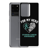 Ovarian Cancer Awareness For My Hero Samsung Phone Case - The Awareness Store