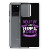 Crohn's Awareness Believe & Hope for a Cure Samsung Phone Case - The Awareness Store