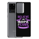 Cystic Fibrosis Awareness Believe & Hope for a Cure Samsung Phone Case - The Awareness Store