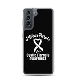 Cystic Fibrosis Awareness I Wear Purple Samsung Phone Case - The Awareness Store