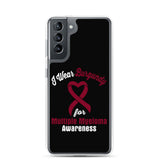 Multiple Myeloma Awareness I Wear Burgundy Samsung Phone Case - The Awareness Store